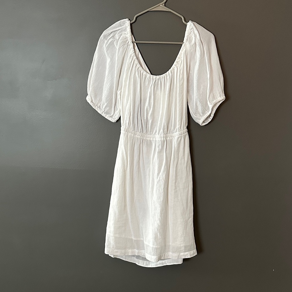 Old Navy White Backless Dress